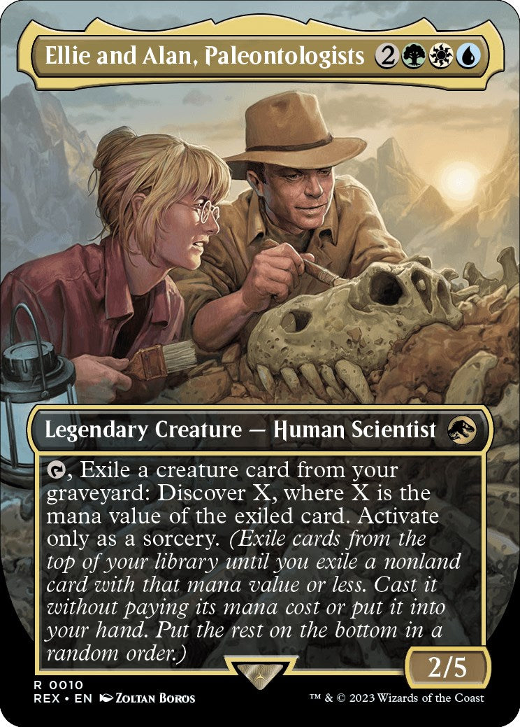 Ellie and Alan, Paleontologists (Borderless) [REX - 10]