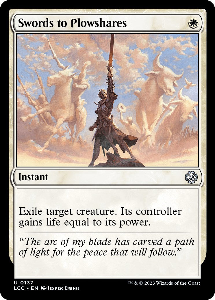 Swords to Plowshares [LCC - 137]