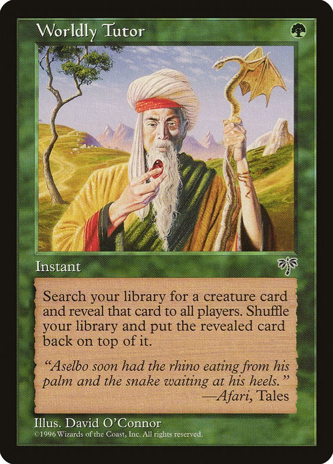 Worldly Tutor [MIR - N/A]