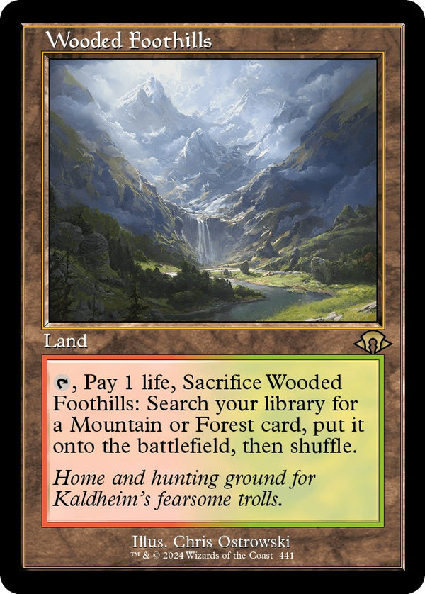 Wooded Foothills (Retro Frame)