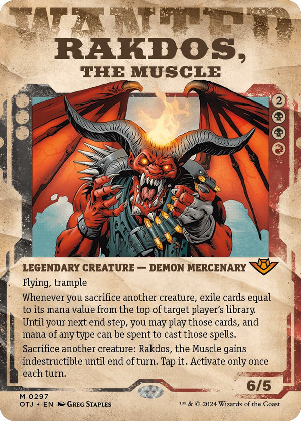 Rakdos, the Muscle (Showcase) [OTJ - 297]