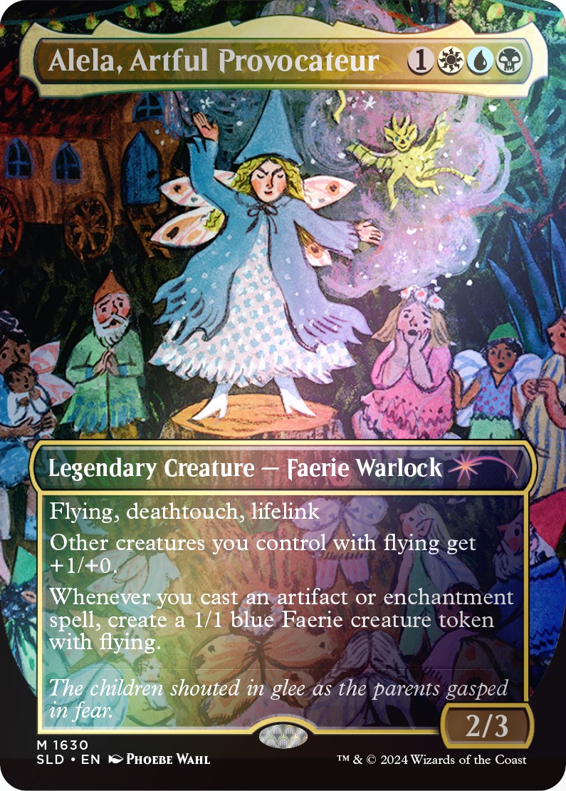 Alela, Artful Provocateur (1630) (Rainbow Foil) [SLD - 1630]
