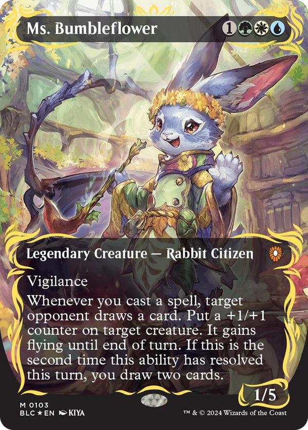 Ms. Bumbleflower (Borderless) (Raised Foil) [BLC - 103]