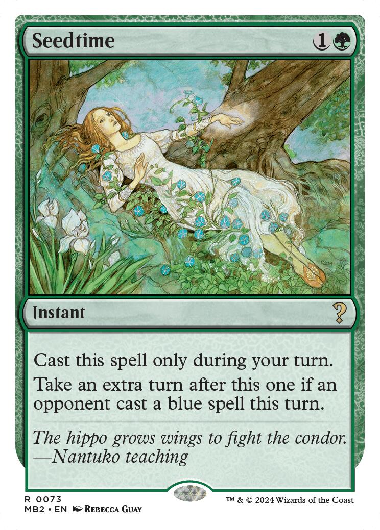 Seedtime (White Border)