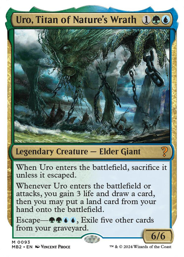 Uro, Titan of Nature's Wrath (White Border) [MB2 - 93]