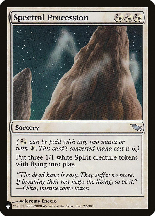 Spectral Procession [LIST - 23/301]