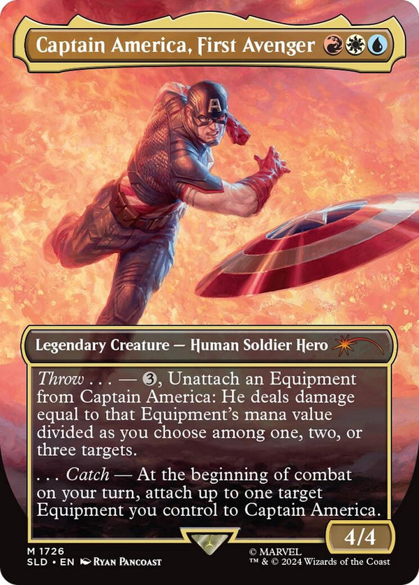 Captain America, First Avenger (Rainbow Foil) [SLD - 1726]