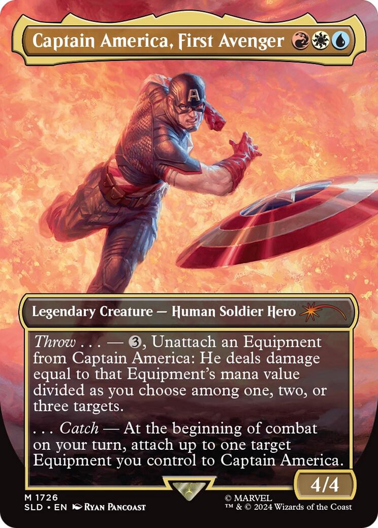 Captain America, First Avenger (Rainbow Foil) [SLD - 1726]