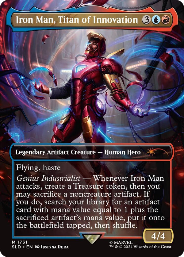 Iron Man, Titan of Innovation (Rainbow Foil) [SLD - 1731]