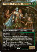Lathril, Blade of the Elves (Borderless) (Mana Foil) [FDN - 410]