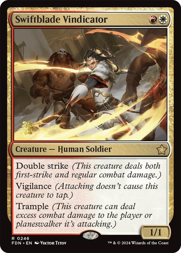 Swiftblade Vindicator (FDN) [PRE - 246]