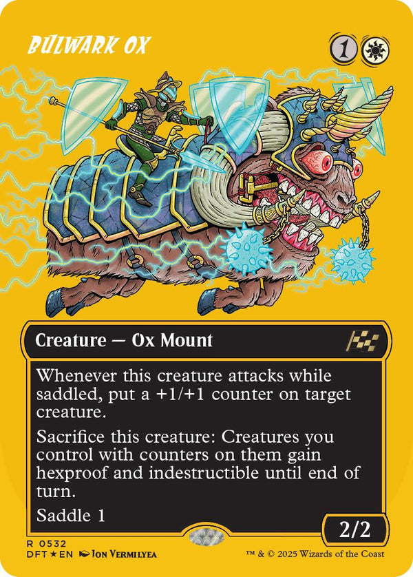 Bulwark Ox (Borderless) (First-Place Foil) [DFT - 532]