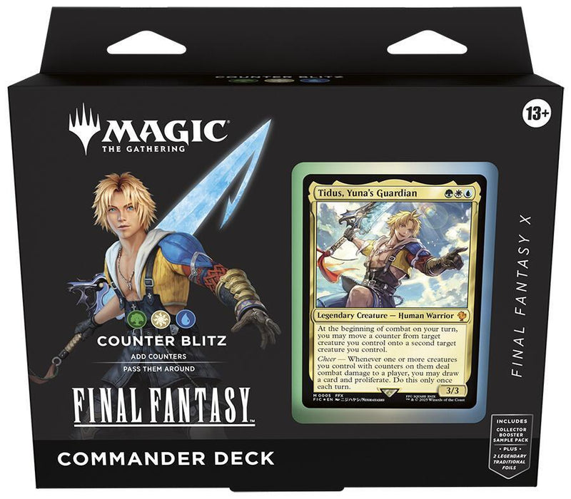 final fantasy magic the gathering universes beyond collector booster box MTG: Universes Beyond-Final Fantasy Commander Deck (FIC)