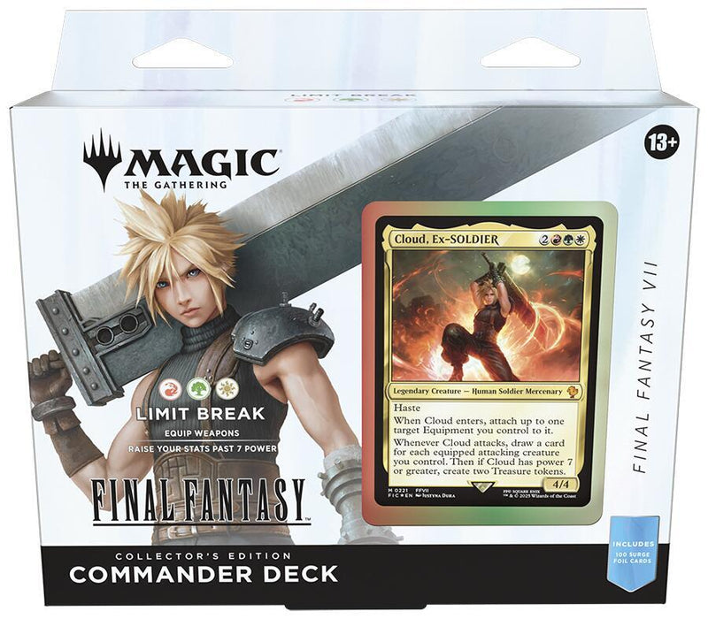 mtg final fantasy fic MTG: Universes Beyond- Final Fantasy Commander Deck, Collector Edition