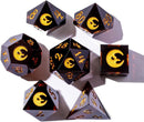 The Crooked Moon Sharp-Edge Resin Dice Set
