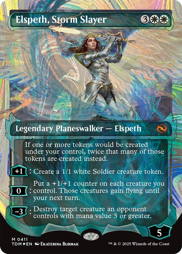 Elspeth, Storm Slayer (Showcase) (Halo Foil) [TDM - 411]