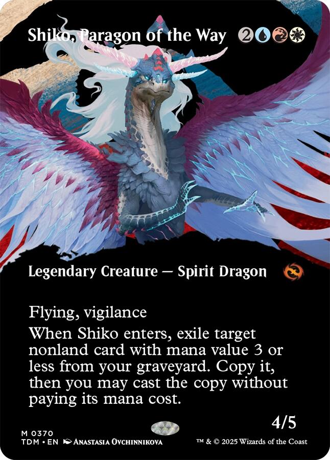 Shiko, Paragon of the Way (Borderless) [TDM - 370]