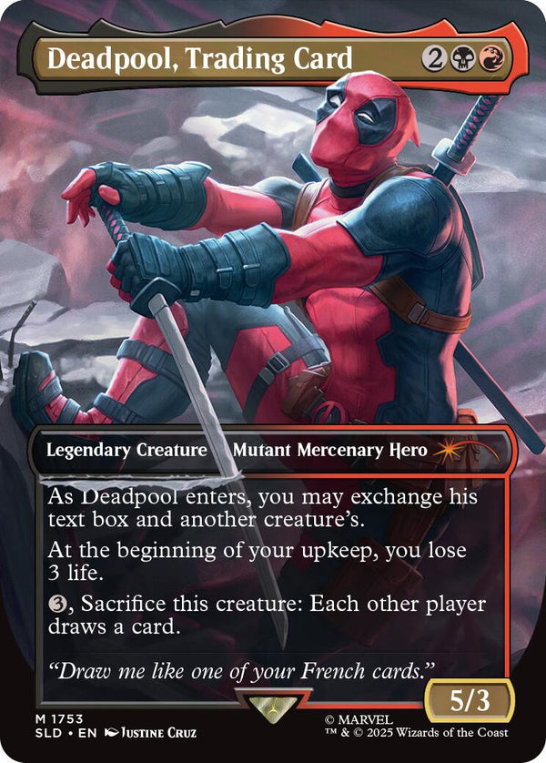 Deadpool, Trading Card [SLD - 1753]