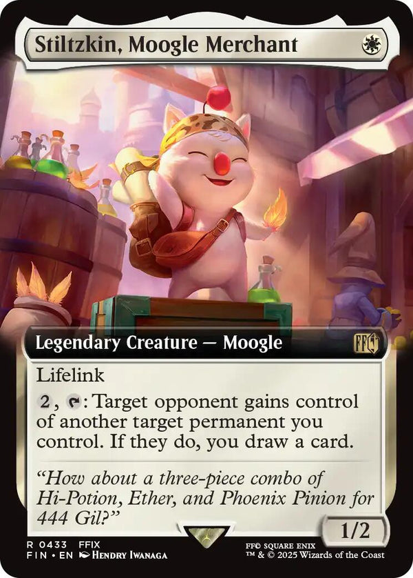 Stiltzkin, Moogle Merchant (Extended Art) [FIN - 433]