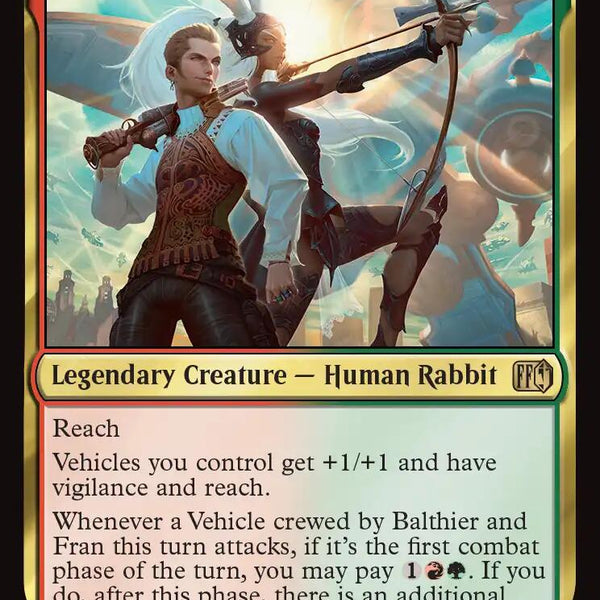 mtg final fantasy balthier and fran Balthier and Fran [FIN
