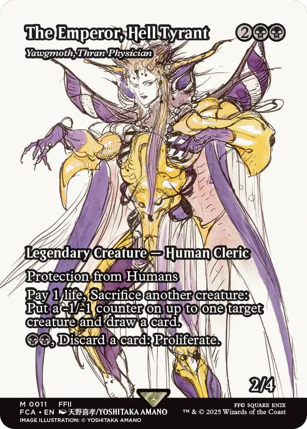 The Emperor, Hell Tyrant - Yawgmoth, Thran Physician (Showcase) [FCA - 11]