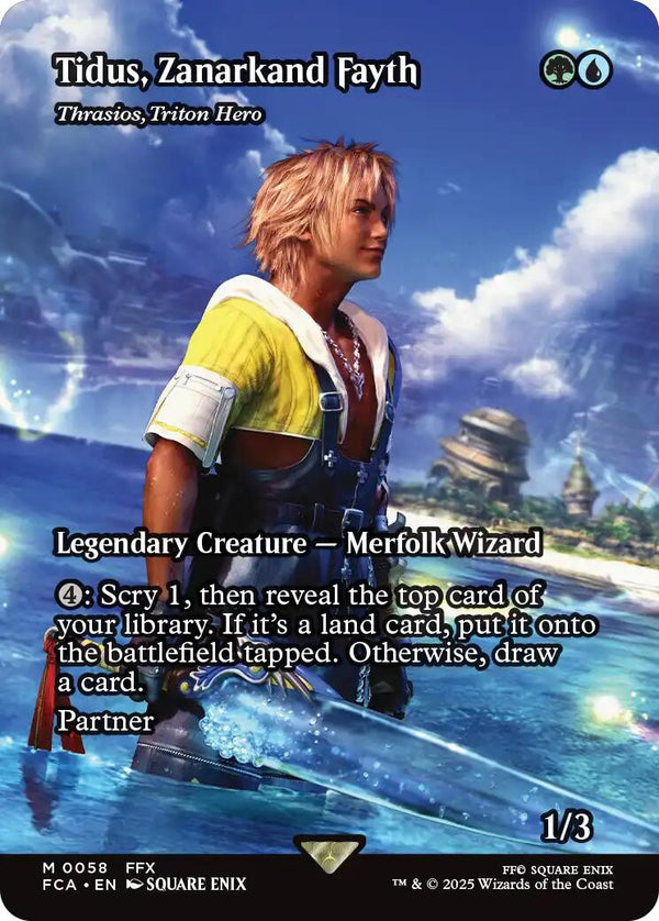 Tidus, Zanarkand Fayth - Thrasios, Triton Hero (Showcase) [FCA - 58]