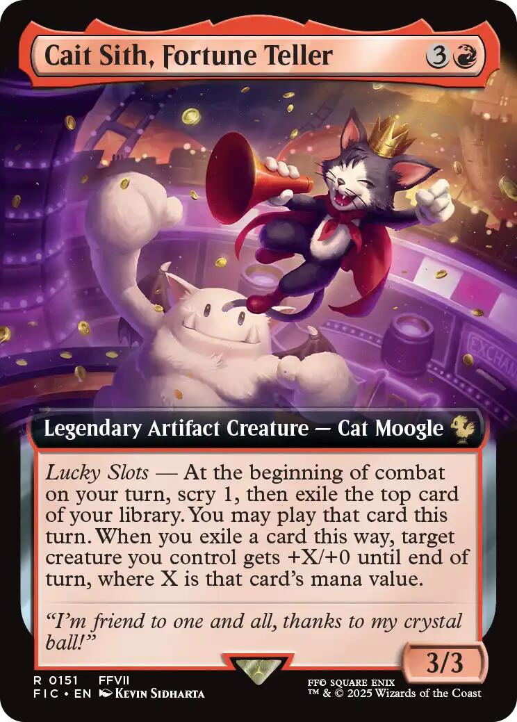 Cait Sith, Fortune Teller (Extended Art) [FIC - 151]