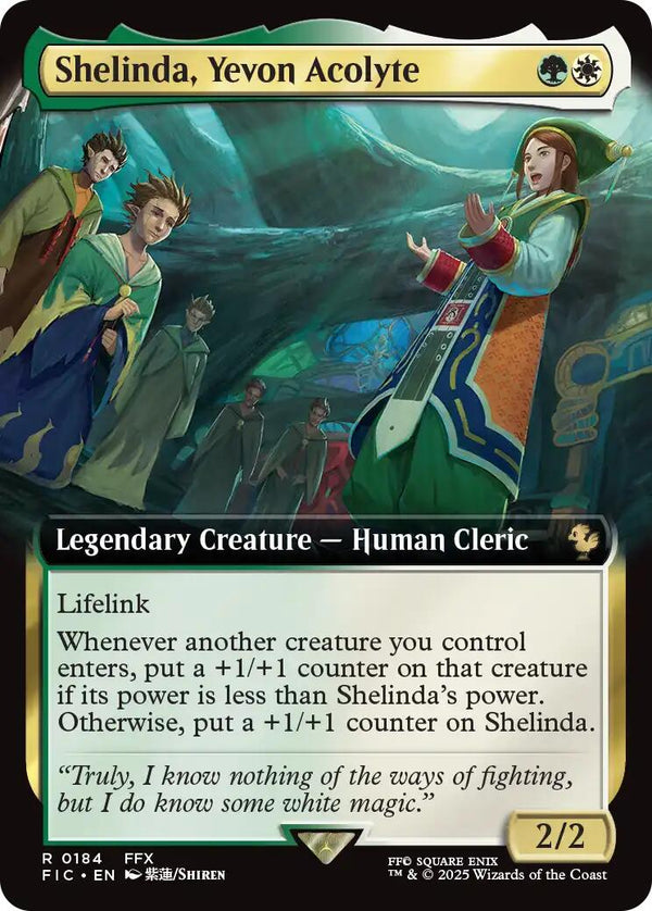 Shelinda, Yevon Acolyte (Extended Art) [FIC - 184]