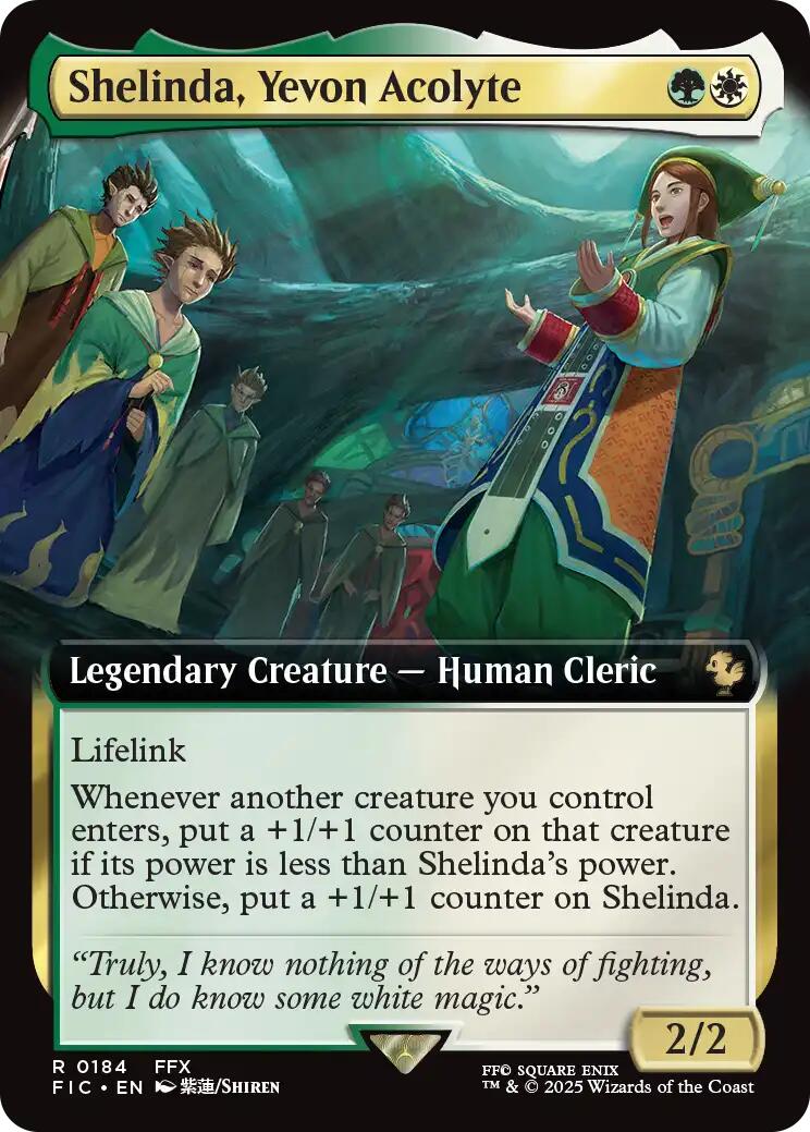 Shelinda, Yevon Acolyte (Extended Art) [FIC - 184]