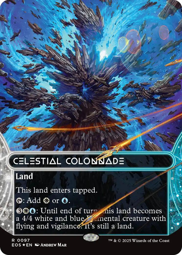 Celestial Colonnade (0097) (Borderless) (Galaxy Foil) [EOS - 97]