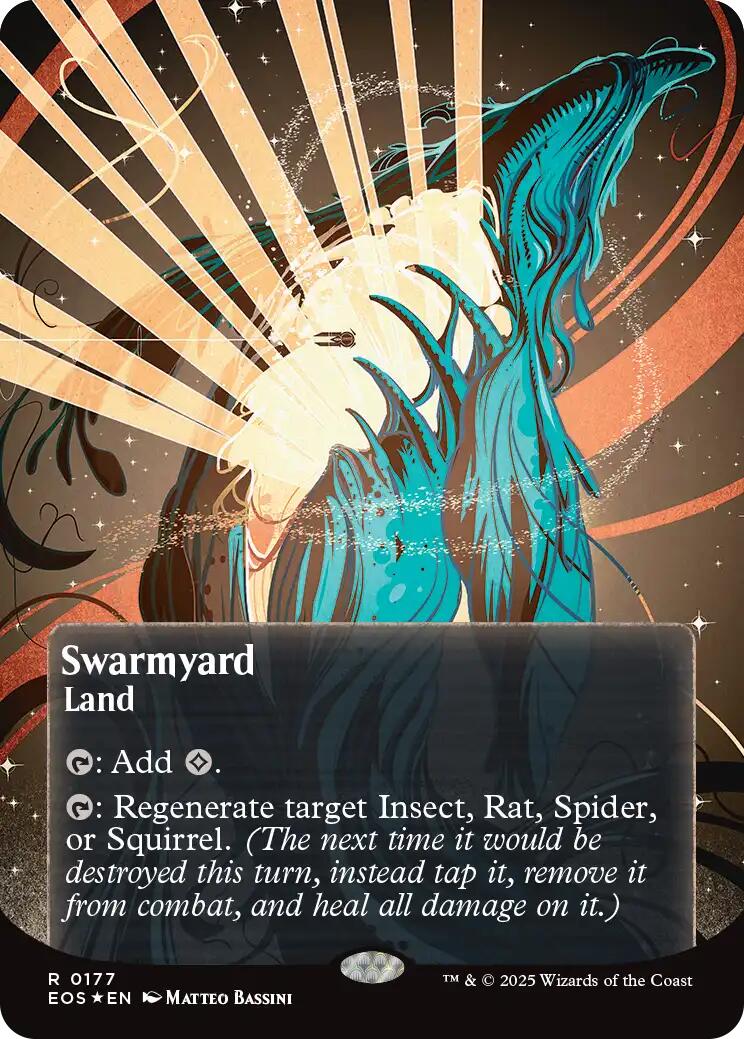 Swarmyard (0177) (Borderless) (Galaxy Foil)