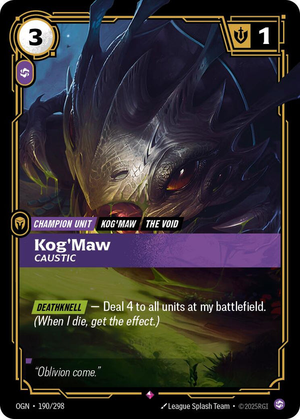 Kog'Maw - Caustic