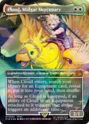 Cloud, Midgar Mercenary (Borderless) (Chocobo Track Foil)