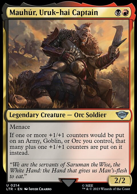 Mauhúr, Uruk-hai Captain