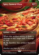 Spicy Oatmeal Pizza (Borderless)