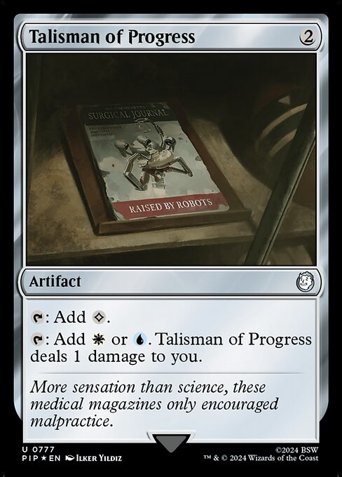 Talisman of Progress