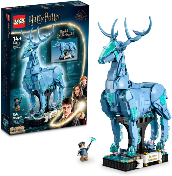 Lego Harry Potter Expecto Patronum 76414 Collectible 2-in-1 Building Set