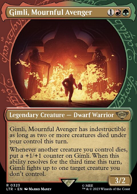 Gimli, Mournful Avenger