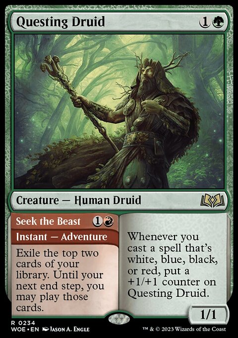 Questing Druid // Seek the Beast