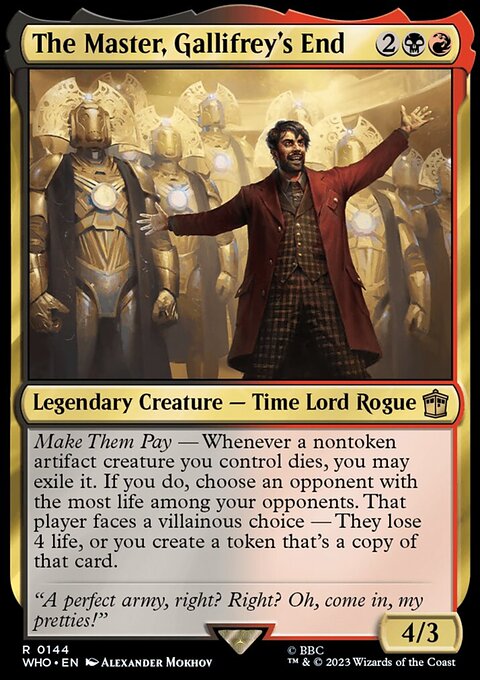 The Master, Gallifrey's End