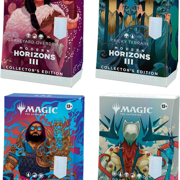 Commander 2016 Set Player-Built Magic: The Gathering Decks Commander Deck Display Case - Sealed Set Of 4 Boxes Magic The Gathering Modern Horizons 3 Commander 2016 Set Player-Built Magic: The Gathering Decks Commander Deck Display Case - Sealed Set Of 4 Boxes Magic The Gathering Modern Horizons 3