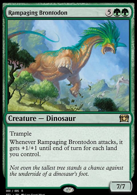 Rampaging Brontodon