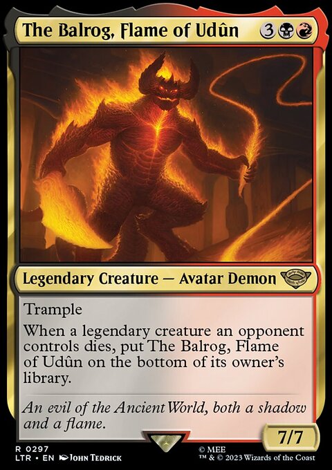 The Balrog, Flame of Udûn