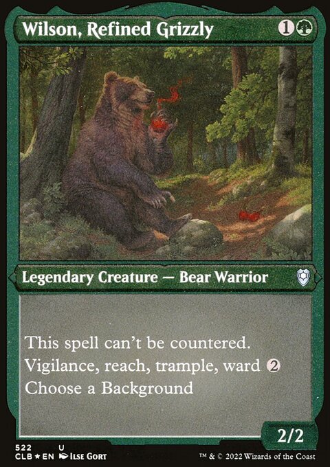 Wilson, Refined Grizzly