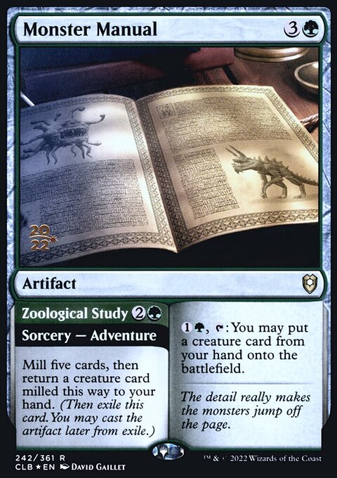 Monster Manual // Zoological Study