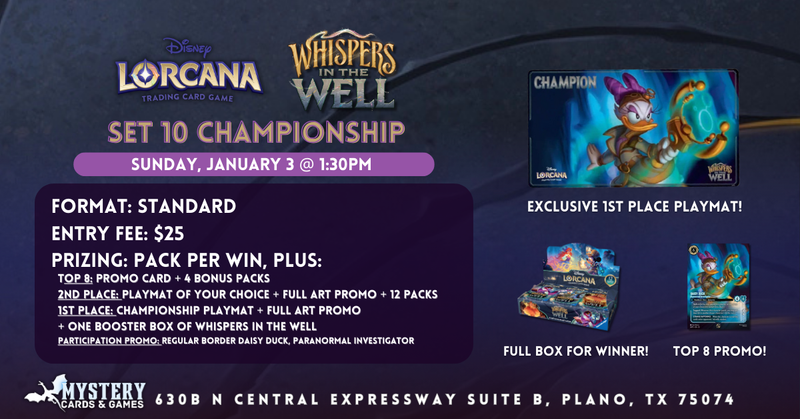 Lorcana Set 10 Championship: Whispers in the Well