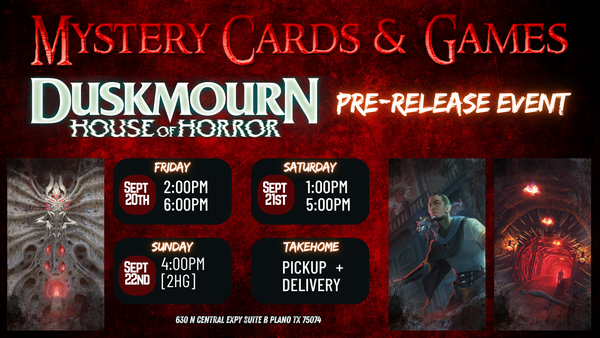 [Prerelease Kit] Duskmourn: House of Horror Prerelease Reservation & Takehome Kits