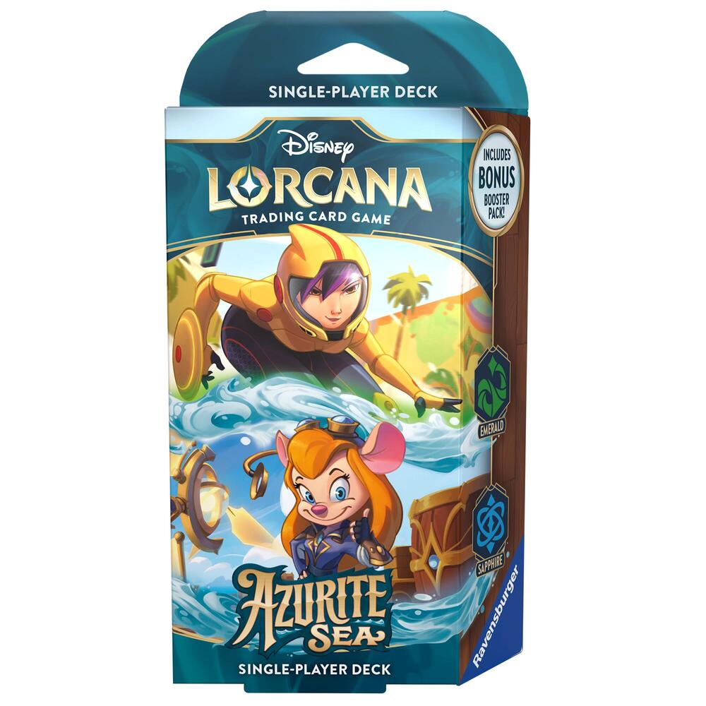 Disney Lorcana Set 6: Azurite Sea Starter Deck Disney Lorcana Set 6: Azurite Sea Starter Deck