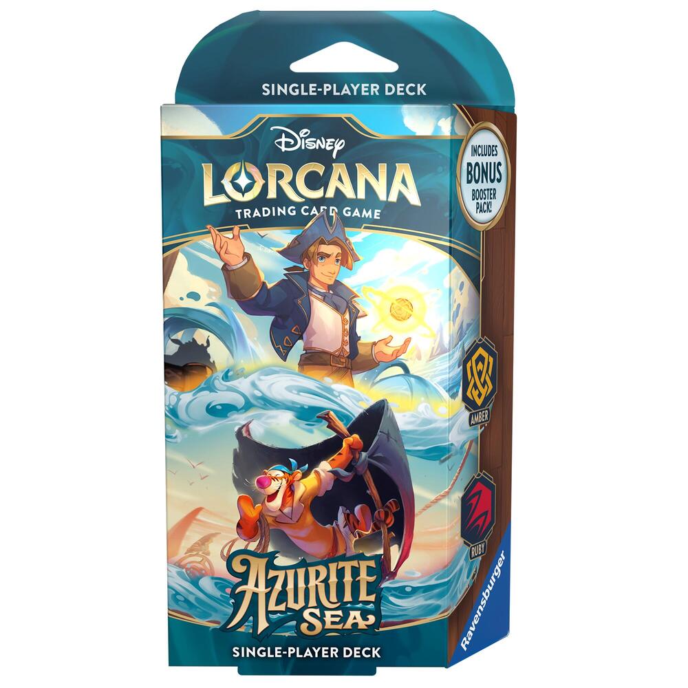 Disney Lorcana Set 6: Azurite Sea Starter Deck Disney Lorcana Set 6: Azurite Sea Starter Deck