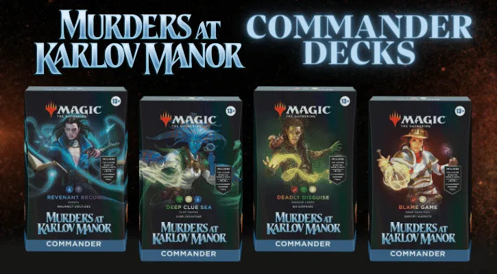 Murders at Karlov Manor Commander Deck Display (4 Decks)
